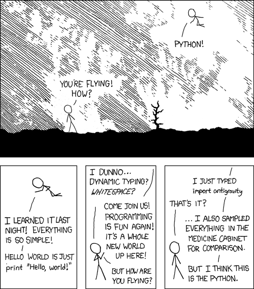 xkcd 353, Python