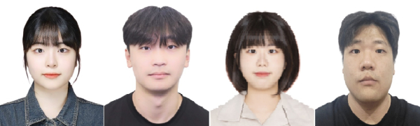 ▲왼쪽부터 이지은·임준호·주연우·홍성민 학생 (사진: 커뮤니케이션팀)